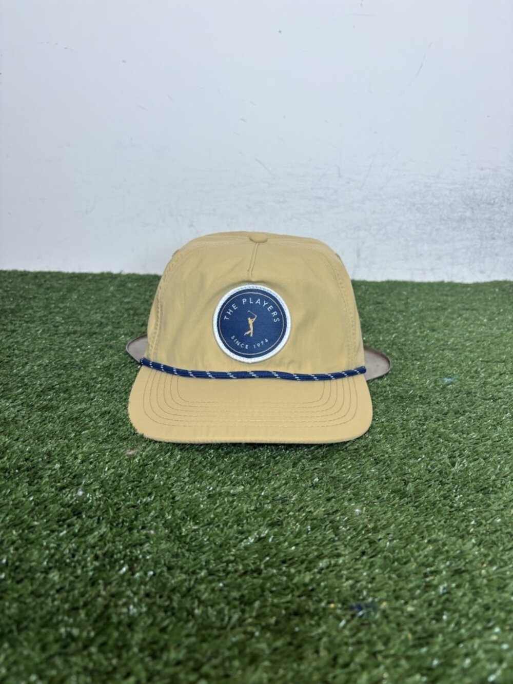 The Players Championship hat cap snap back tan barstool sports golf mens nylon